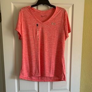 XL Pink Under Armour Loose Tee